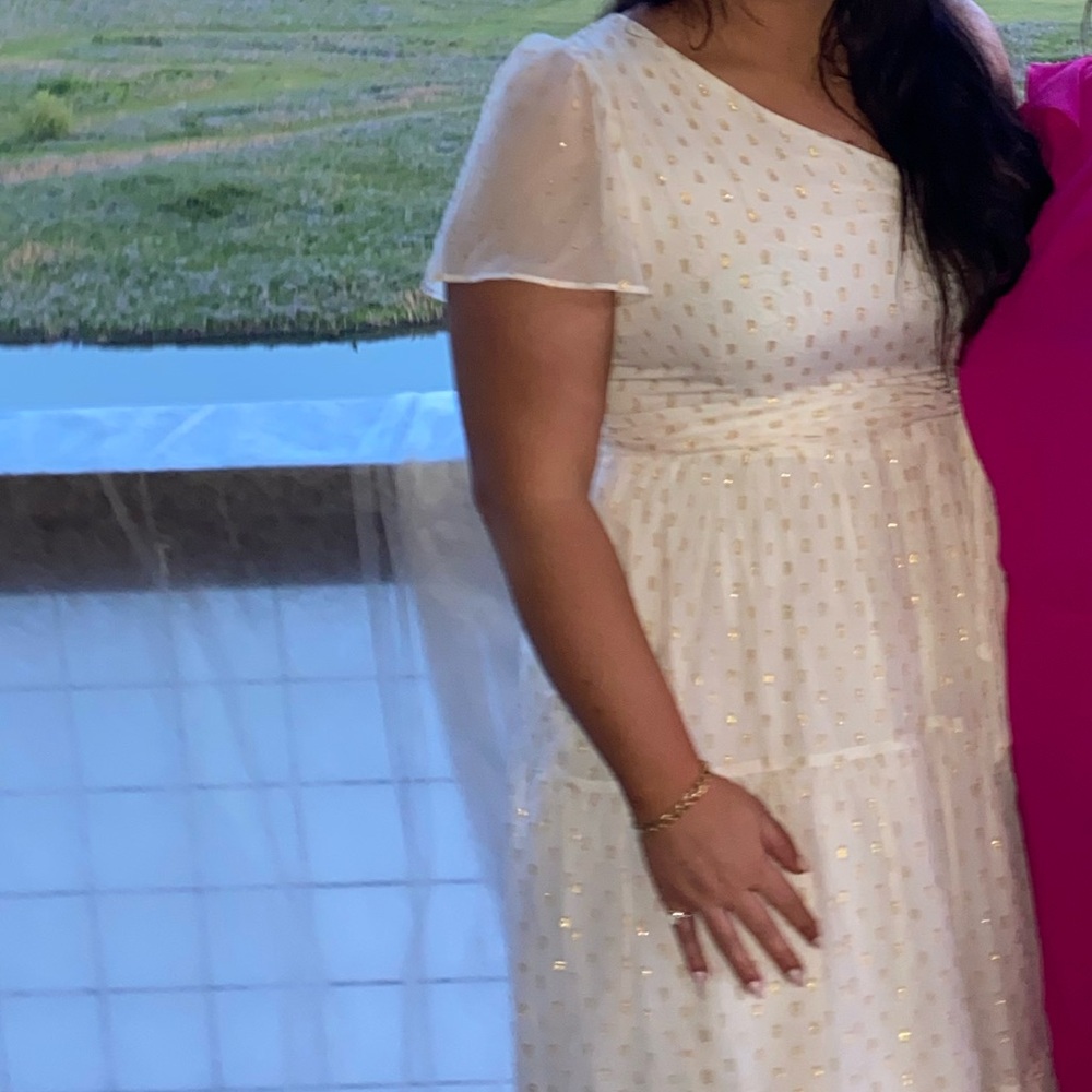 One Shoulder Midi dress from Lulu’s
